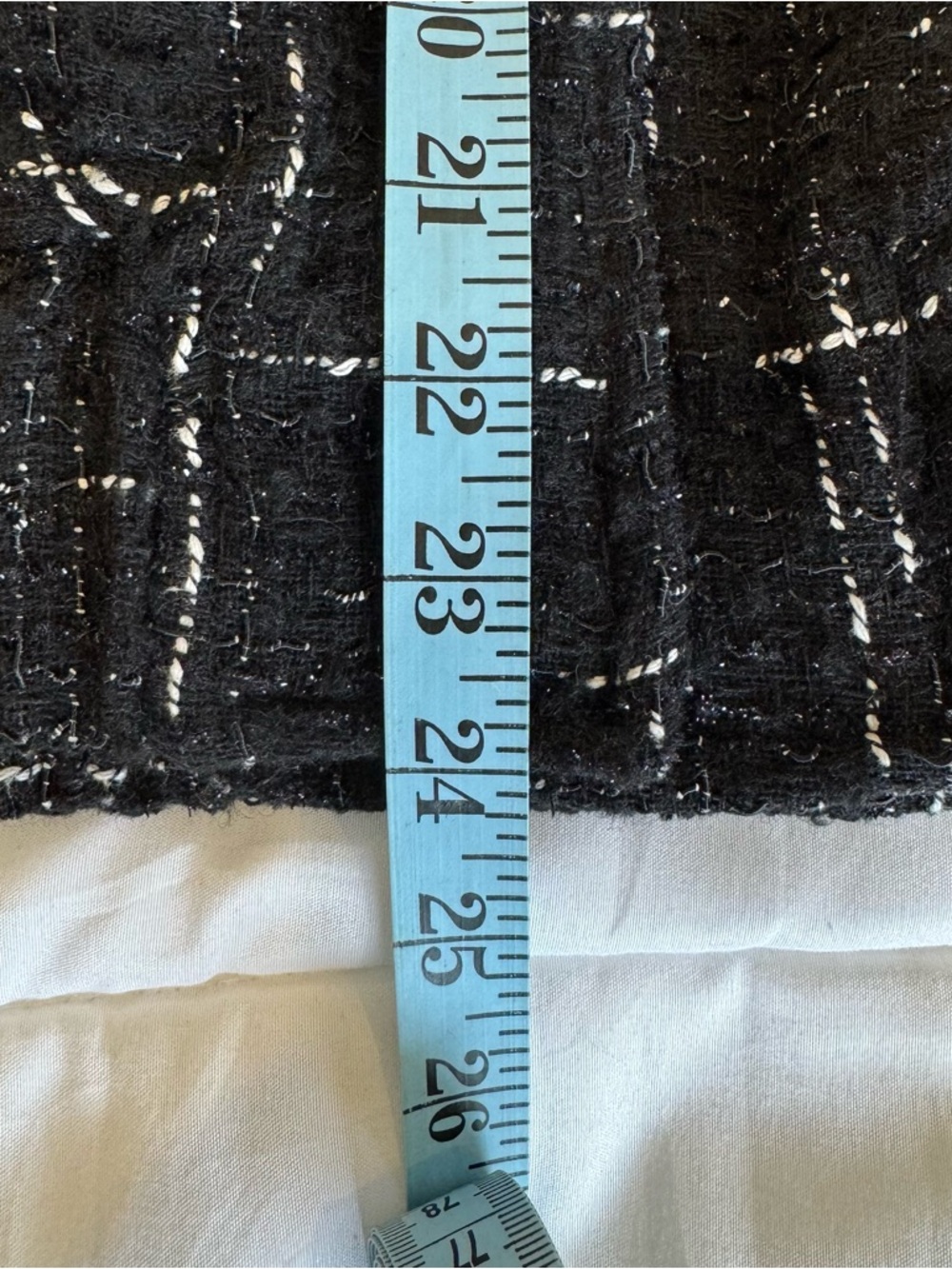 ✨ MANGO Textured Tweed Bomber Jacket | Black & White | Size Small (Oversized) ✨ - Picture 8 of 11